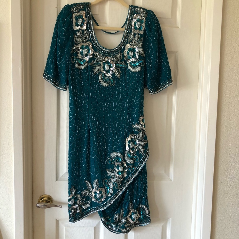 Buy Now!  Laurence Kazar Formal Midi Dress. Wow!